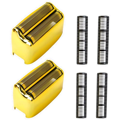 NGHTMRE 2024 Version Replacement Foil and Cutters for BaBylissPRO Double Foil Shaver, Replacement Foil for BaBylissPRO FXFS2 Shaver,2 Pack (Gold)