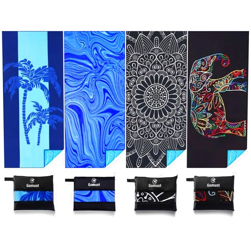 Gomust 4 Pack Lightweight Thin Beach Towel Oversized 71