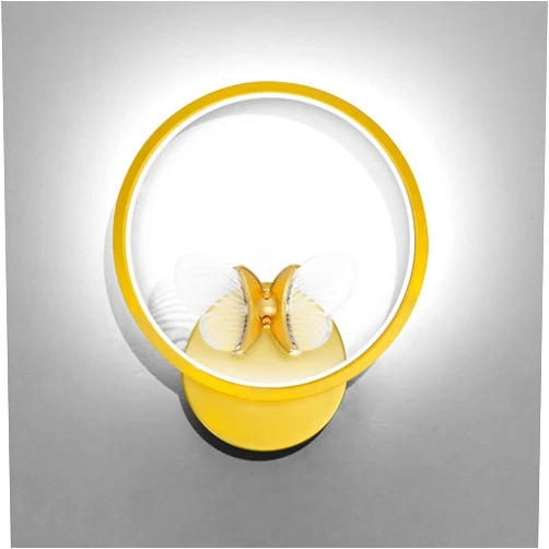 XEYOU 16W Modern Wall Sconce Lighting Indoor LED Creative Wall Light Fixture Butterfly Shape Decoration Wall Lamp for Living Room Bedroom Stair Corridor