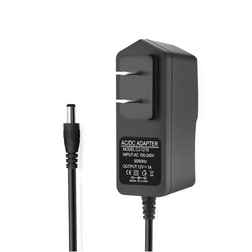 Arybroourd DC 12V 1A Power Supply 12W AC/DC Adapter 100-240V 50-60Hz AC to DC Converter 12 Volt 1 Amp Transformer with 5.5mm x 2.5mm DC Outlet Plug for LED Strip Light Speakers CCTV Camera etc