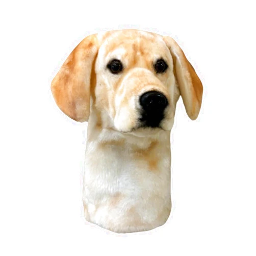 FurEverClone Golf Head Cover - Realistic Dog Design, Fits 460CC/450CC/350CC Drivers, Premium Material, Protective Golf Club Cover, Perfect Golf Gift for Men Women Golfers