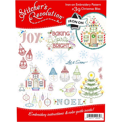 Aunt Martha's Stitcher's Revolution Iron-On Transfers-Christmas Bliss