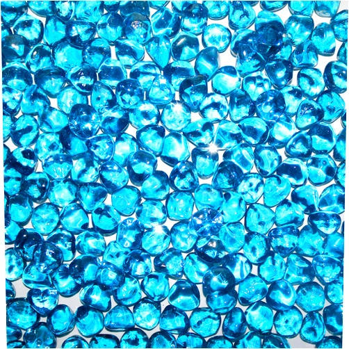Sumloty 18 lbs Fire Glass for Fire Pit, 1 Inch Reflective Tempered Glass Lava Rocks for Fireplace Fire Bowl and Landscaping, Decorative Propane Gas High Luster Glass Rocks