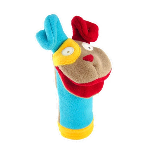 Cate and Levi - Fleece Hand Puppet - Handmade in Canada - Great for Storytelling (Puppy Dog)