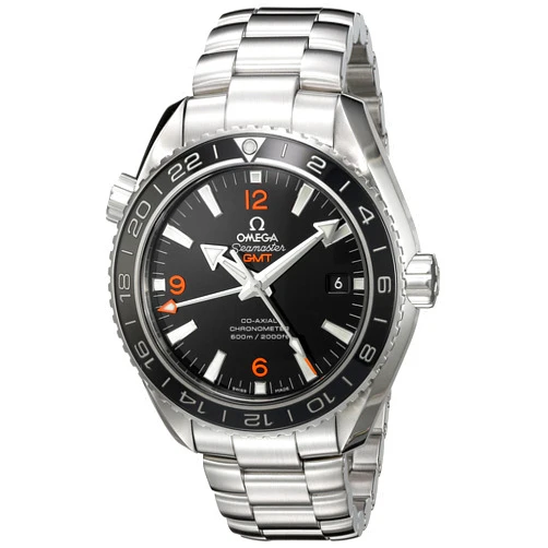 Omega Men's 'Planet Ocean' Swiss Stainless Steel Automatic Watch, Color:Silver-Toned (Model: 23230442201002)