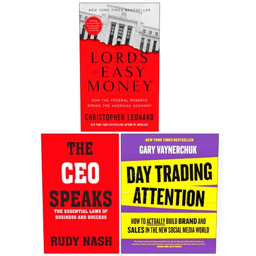 By Christopher Leonard (Author), Rudy Nash (Author), Gary Vaynerchuk (Author) & 0 more The Lords of Easy Money, The CEO Speaks & Day Trading Attention 3 Books Collection Set
