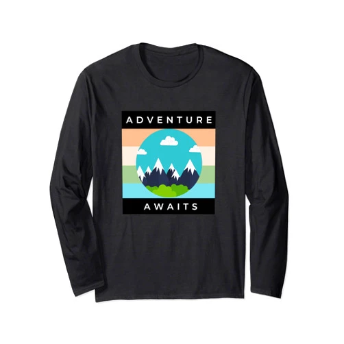 Wildhusky_Hiking Adventure Awaits Long Sleeve T-Shirt