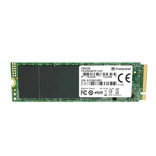 Transcend TS256GMTE112S 256GB M.2 PCIe Gen3x4 NVMe Solid State Drive