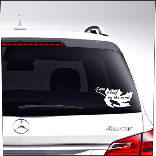 Aampco Decals Serenity Firefly Spaceship Leaf On The Wind Car Truck Motorcycle Windows Bumper Wall Decor Vinyl Decal Sticker Size- [8 inch/20 cm] Wide/Color- Matte White
