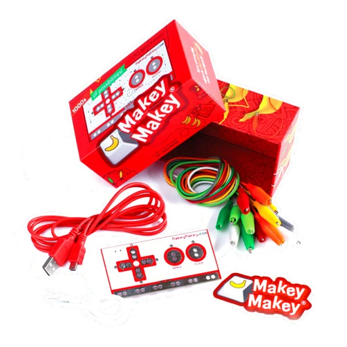 Makey Makey STEM Kit from Joylabz, Educational Science Kits, 1000s of Engineering and Computer Coding Activities, Hands-on Technology Learning Fun, Engineering Kits for Kids, STEM Kits