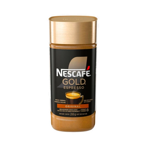 Nescafé NESCAFE Gold Espresso Instant Coffee, 200g/7.1 oz., {Imported from Canada}