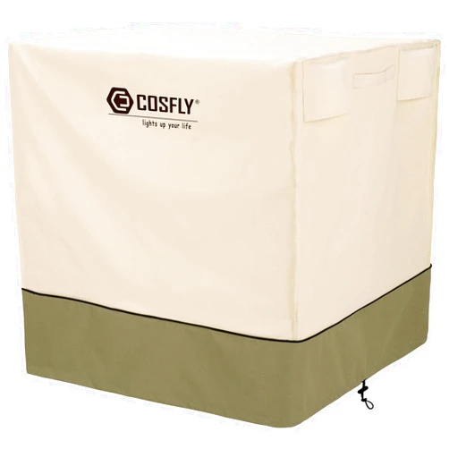 COSFLY Air Conditioner Cover for Outside Units-Durable AC Cover Water Resistant Fabric Windproof Design -Square Fits up to 36 x 36 x 39 inches