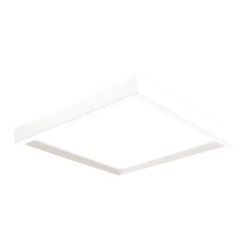 Lightolier S6S830K10-D SlimSurface Square LED Down-Light, Surface Mt, 6-Inch, 3K, Dimmable, Damp Loc