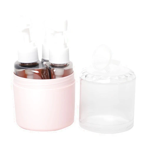 Qeuly Travel Bottles for Toiletries, 3 in 1 Travel Size Toiletries Bottles, Refillable Leak Proof Travel Toiletries Containers, TSA Approved Shampoo and Conditioner Travel Bottles Set (3 in 1)