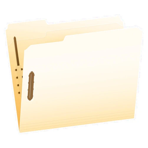 Pendaflex Fastener Folders, 2 Fasteners, Letter Size, Manila, 1/3 Cut Tabs, in Left, Right, Center Positions, 50 Per Box (FM213)
