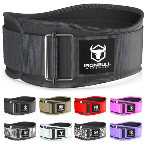 Iron Bull Strength Weight Lifting Belt for Men and Women - Great for Squats, Deadlift, Lunge, Exercises and Training - Best for Olympic, Cross-Training and Bodybuilding Workout