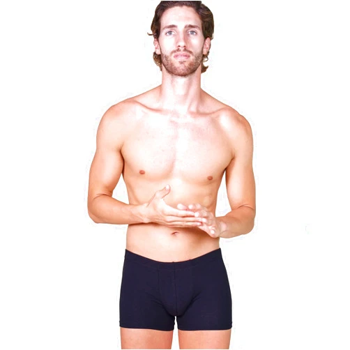 free spirit BASIC COTTON Premium Quality Italian Underwear Cotton Men's Boxers Without Fly. Proudly Made in Italy.