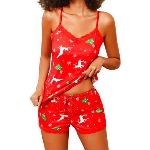 Avidlove Women Cami Pajama Set Modal Sleepwear Lace Trim Short PJ Set with Shorts