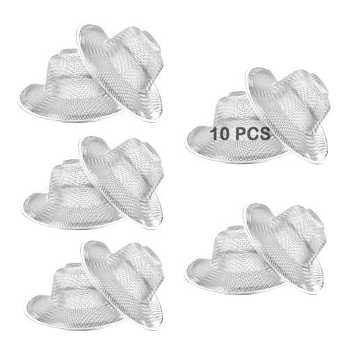Beyoslf 10Pcs Metal Mesh Kitchen Sink Strainer, 4.41