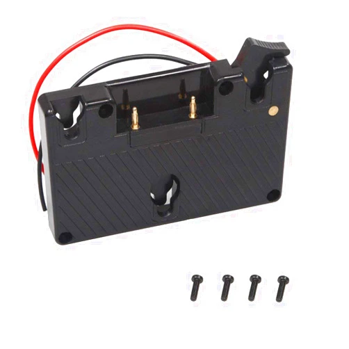 HangTon Gold Mount Battery Plate Bracket Power Supply D-tap Output Compatible for Anton Bauer Panasonic Battery