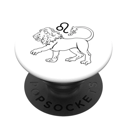 Lion Zodiac Leo Horoscope Star Sign Lion Zodiac Leo Horoscope Astrology Star Sign PopSockets Swappable PopGrip