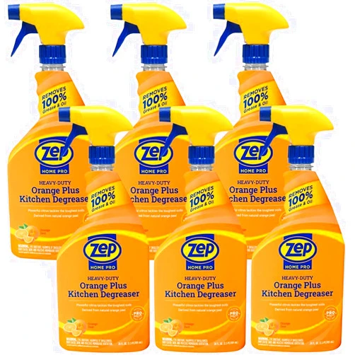 Zep Home Pro Orange Plus Kitchen Degreaser - 24 Fl. Oz. - R49506 - Pro Trusted Cleaning Power: Now in Refreshing Scents & Family Friendly Formulas (6)…