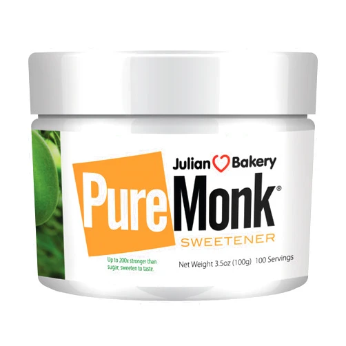 Julian Bakery Pure Monk | v25% Monk Fruit Extract | Sweetener | Sugar Free | 3.5oz | 100 Servings