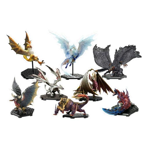 Capcom Figure Builder Monster Hunter Standard Model Plus Monster Hunter 20th Anniversary BEST SELECTION Vol. 2 (BOX), Total Height: Approx. 3.9 - 5.9 inches (100 - 150 mm), Made of PVC, ABS