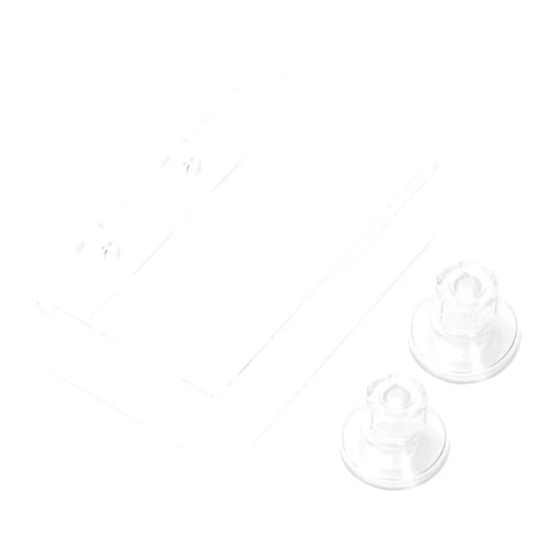GLOGLOW Fish Feeding Ring, Fish Feeding Acrylic Floating Fish Food Feeding Ring Fish Food Feeder Feeding Ring for Fish Aquarium with Suction(L) Automatic Feeders