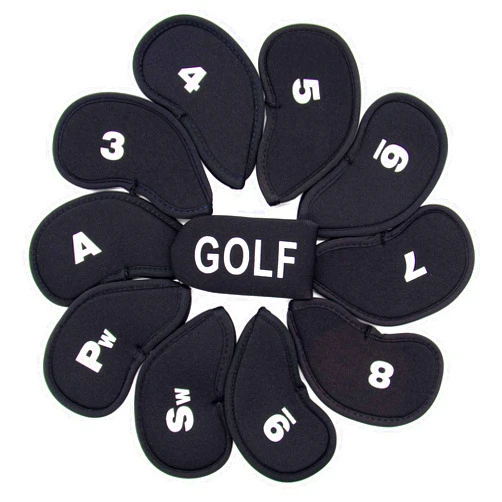 AUEAR, Golf Head Covers Neoprene Iron Putter Headcovers Set Fit All Brands