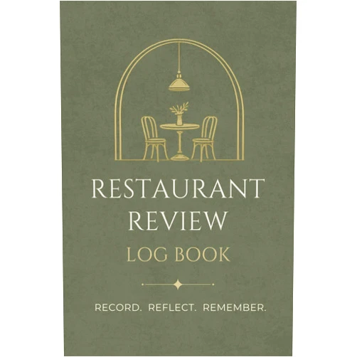 Alyssa Guley The Restaurant Review Log Book: A Journal to Track Restaurants, Dishes, and Dining Experiences