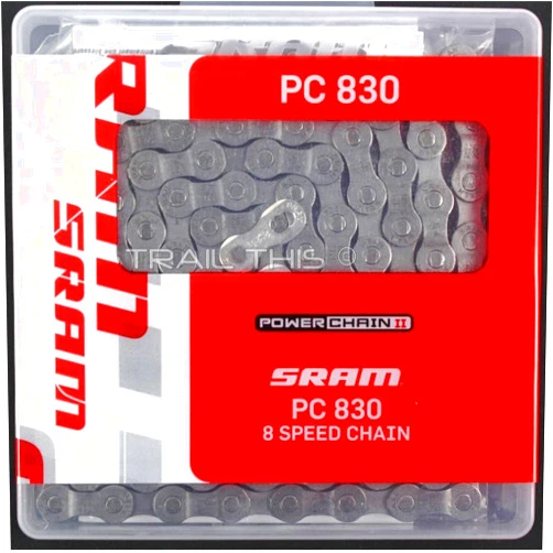 SRAM PC-830 6/7/8-Speed Road/MTB Bike Chain 1/2
