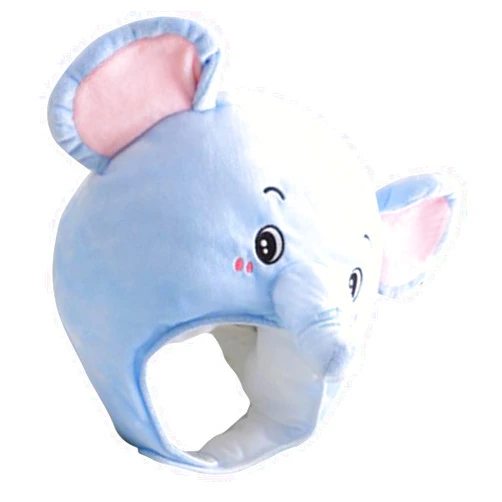 HOOTNEE Costume Hat Elephant Shape Hat Party Plush Hat Performance Hat Costume Accessory Plush Cosplay Hat Party Hat Prop Funny Hat Cosmetics headgear props prom decorate pp cotton