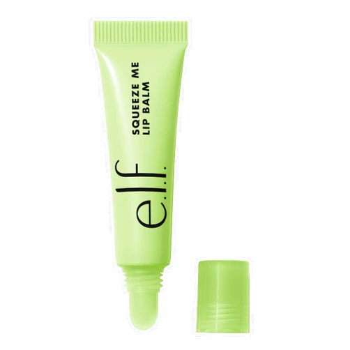 e.l.f. Squeeze Me Lip Balm, Moisturizing Lip Balm For A Sheer Tint Of Color, Infused With Hyaluronic Acid, Vegan & Cruelty-free, Honeydew