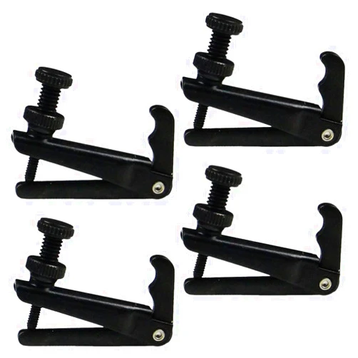 Vaguelly Violin Fine Adjuster Violin Tuner 4pcs Tuners Violin String Fine Tuning Tools 3/4-4/4 Violin String Adjuster Tools Black Black Violin Violin Fine