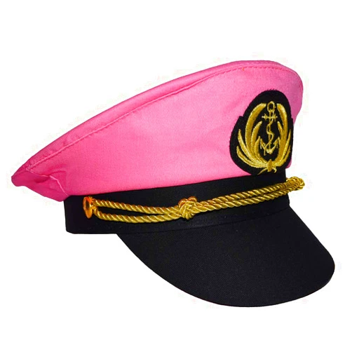 Chiclinco Women's Captain Hat, Bride Captain Hat Boat Admiral Cap, Snapback Nautical Bachelorette Party Hats