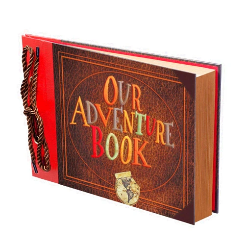 Pulaisen Our Adventure Book Pixar Up Handmade DIY Family Scrapbook,Great Gift for Thanksgiving Day, Christmas, Anniversary, Family Memory,Wedding,Birthday,Valentines Day… (Adventure BOOk)