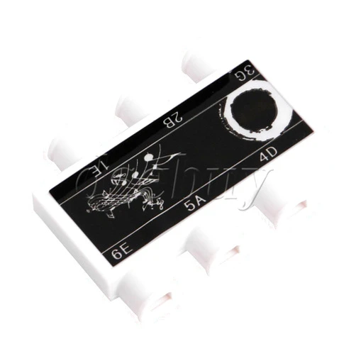 Generic 6 Tones Plastic Guitar Pitch Pipe Tuner for Guitar String Tuning E-A-D-G-B-E