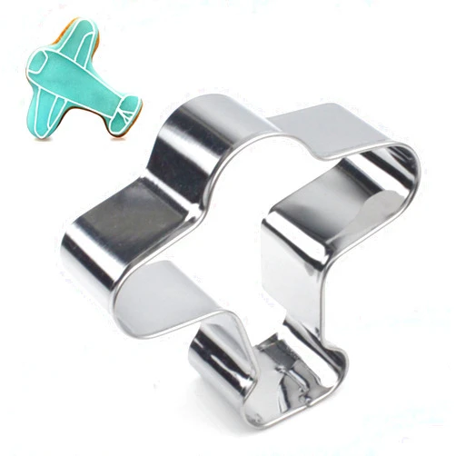 GXHUANG Airplane Cookie Cutter - Stainless Steel, for Anniversary Birthday Wedding Theme Party