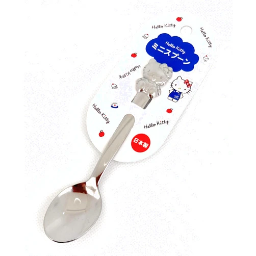 KAKUSE Sanrio Hello Kitty Stainless Mini Spoon 5.2in (L) Flatware Spoons Kitchen Made in Japan