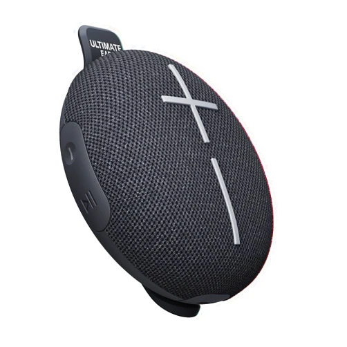 Ultimate Ears MINIROLL Ultra-Portable Waterproof Bluetooth Speaker, Big Bass, IP67 Dustproof, 131 ft (40 m) Range - Gentle Black