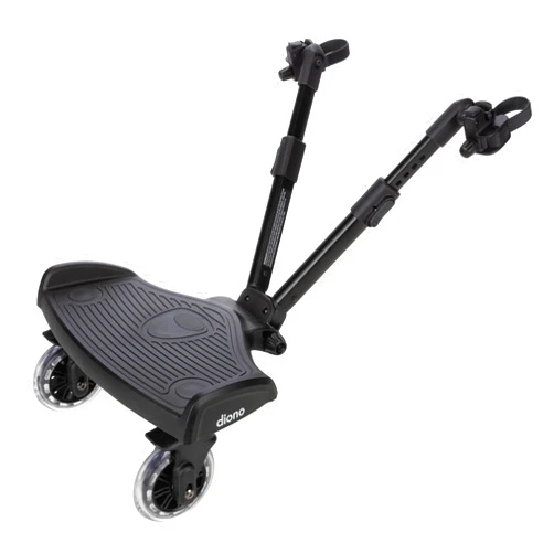 Diono Hop 'n Roll Universal Stroller Board, Compatible with Most Strollers, Wagons and Travel Systems, Holds Children up to 50lbs, Black