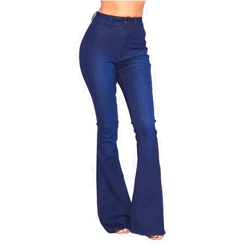 SOHO GLAM High Waisted Stretchy Bell Bottom Jeans
