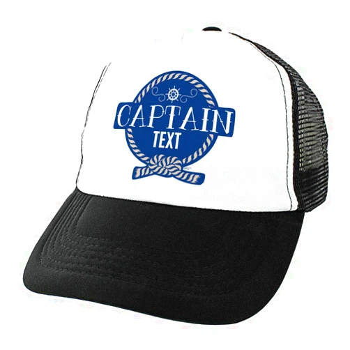 Personalized Gifts Boat Gifts Captain Your Text Nautical Customized Hats Boat Captains Hat Personalized Trucker Hat