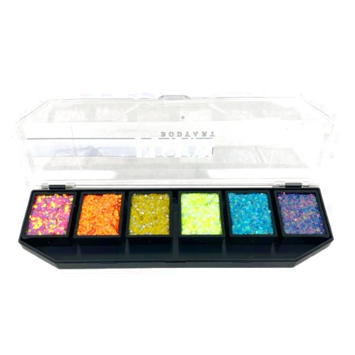 Fusion Body Art | 6 Colour Glitter Cream Palette - Fiesta Sparkles