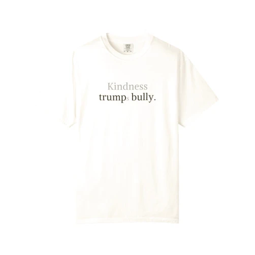 GENERIC Kindness Trumps Bully Shirt, Funny Political Parody Tee, Kindness Over Bullying Positive Message T-Shirt, Gift for Activists