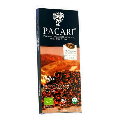 Pacari Coffee Organic Chocolate Bar