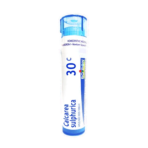 Boiron Calcarea Sulphurica 30C, 80 Pellets, Homeopathic Medicine for Acne