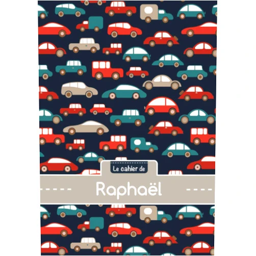 French Edition by Collectif (Author) CAHIER RAPHAEL BLANC,96P,A5 VOITURES