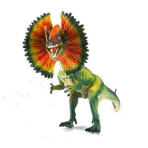 Igreli Dinosaur Toy Dilophosaurus Figures with Moveable Mouth,Realistic Educational Dinosaur Figures for Birthday Gift, Kids Toys, Party Favor.